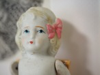 ピンクリボンの少女　JAPANビスク（左脚欠損、割れあり） 画像7