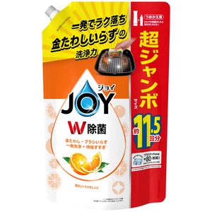 【人気】ジョイ W除菌 食器用洗剤 贅沢シトラスオレンジ 詰め替え 1490mL