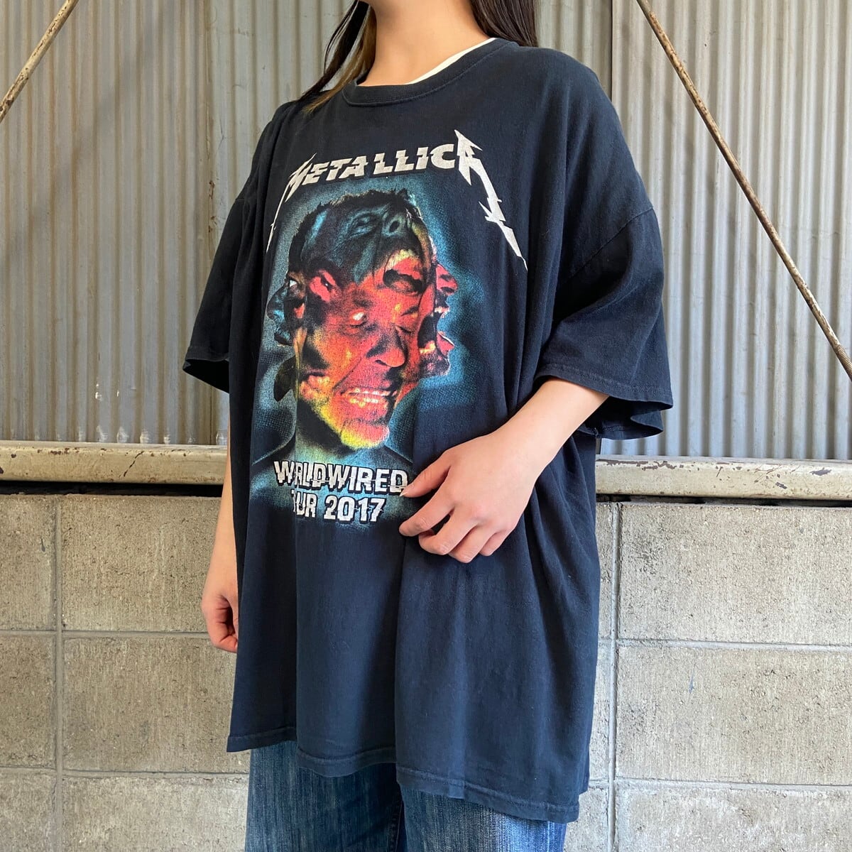 2枚XL バンドTシャツバンT オアシス メタリカ② ミュージックT ロックT