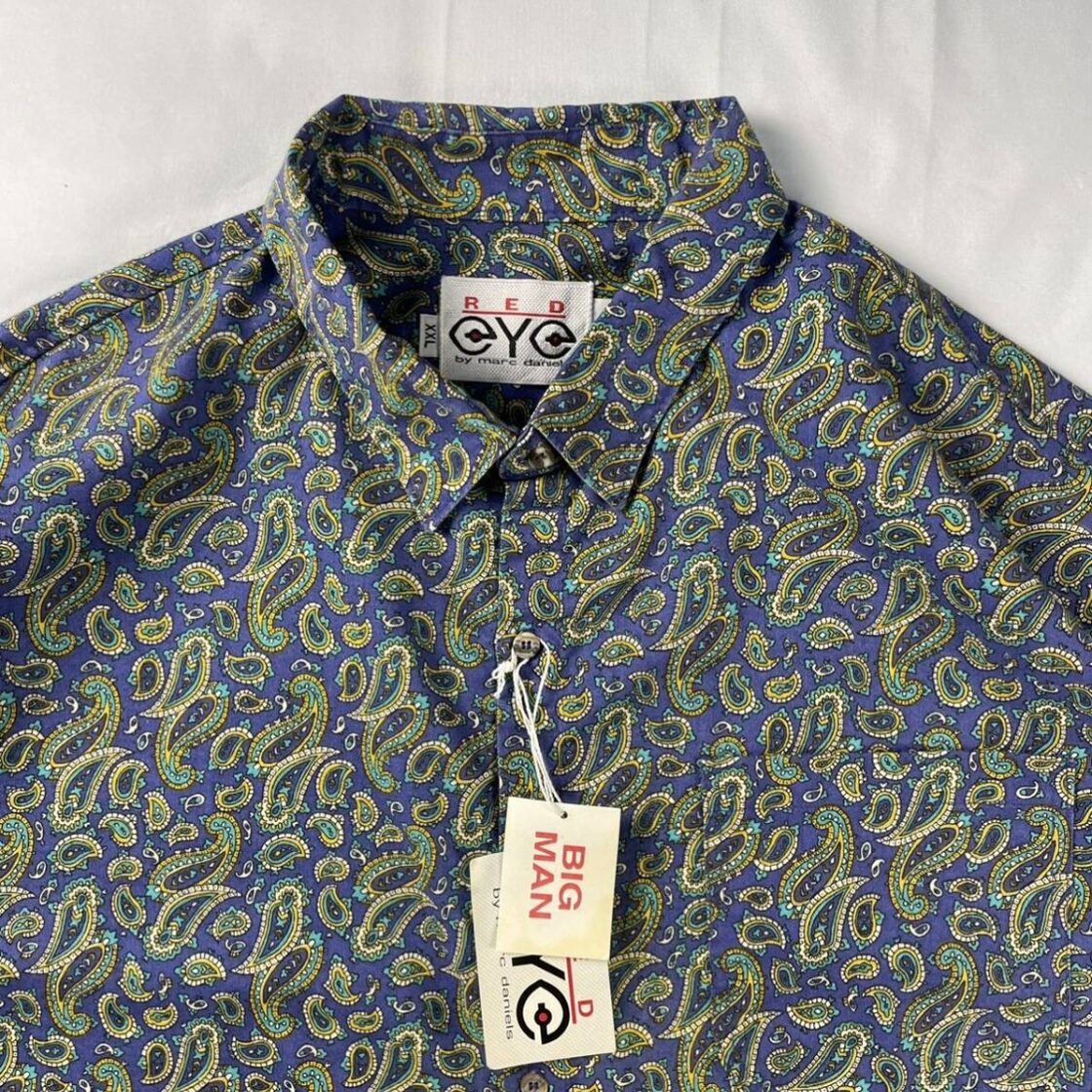 アメリカ製 90s RED EYE by marc daniels デッドストック コットン100 