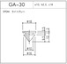 GA-30（EPDM ライトグレー）1個