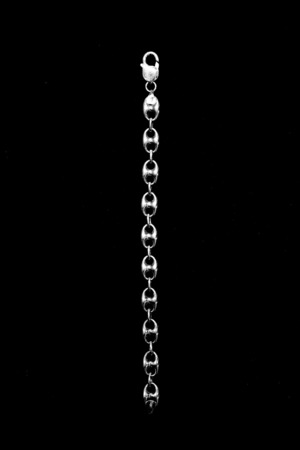"Italian Jewelry" Silver 925 Anchor Chain Bracelet