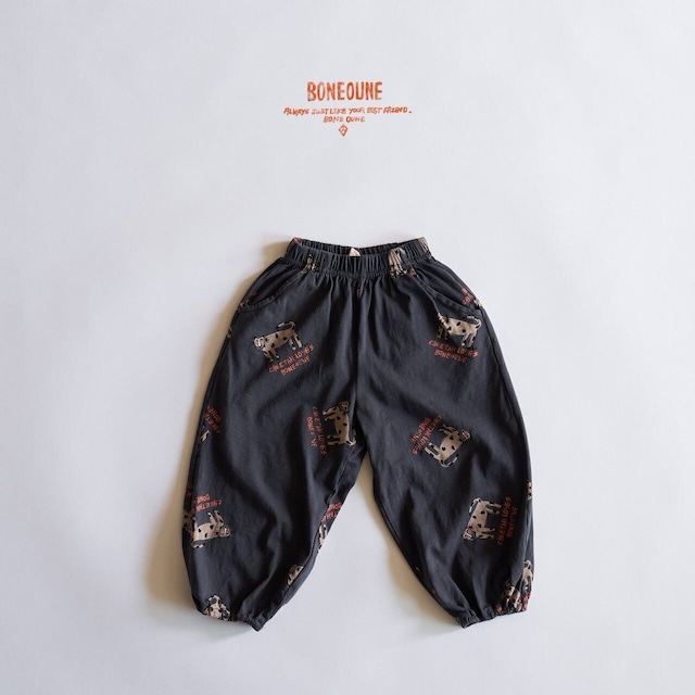 【送料無料・予約　2024 summer】Junior：love cheetah jogger pants  〔ラブチータージョガーパンツ〕　boneoune