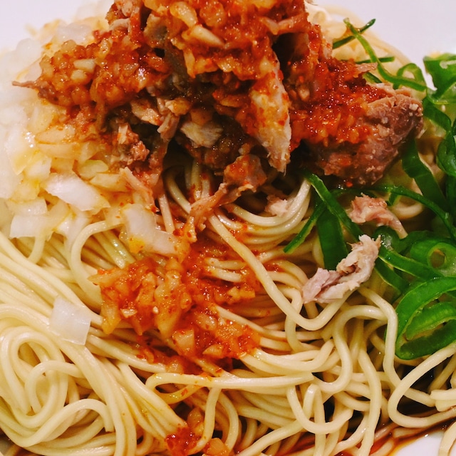 白醤油と低加水麺のまぜそば