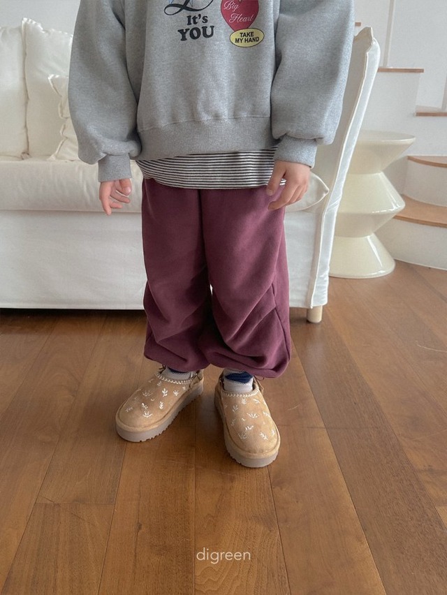 digreen25wn_Pin Tuck Jogger Pants