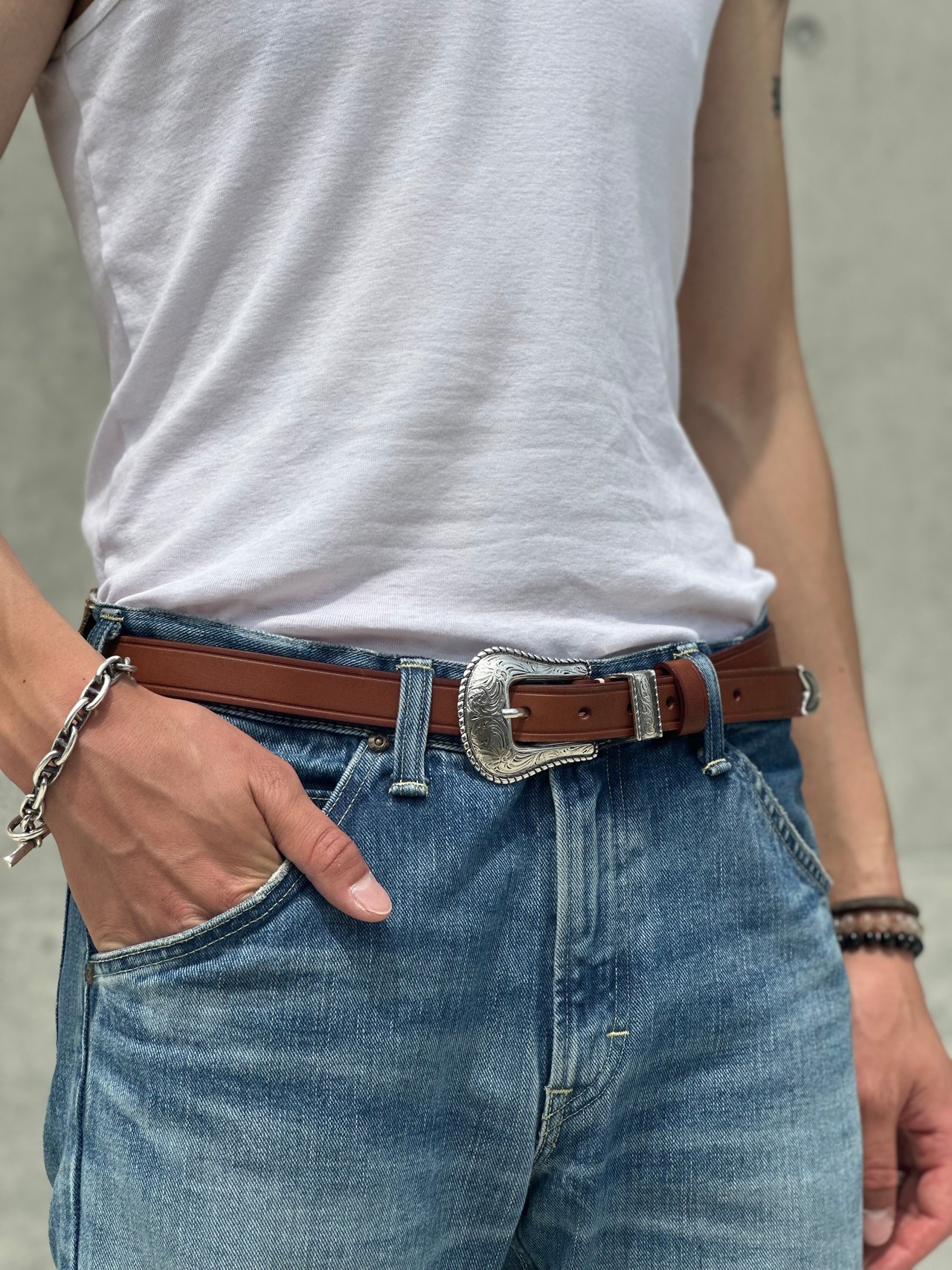 Western Noble Buckle Belt