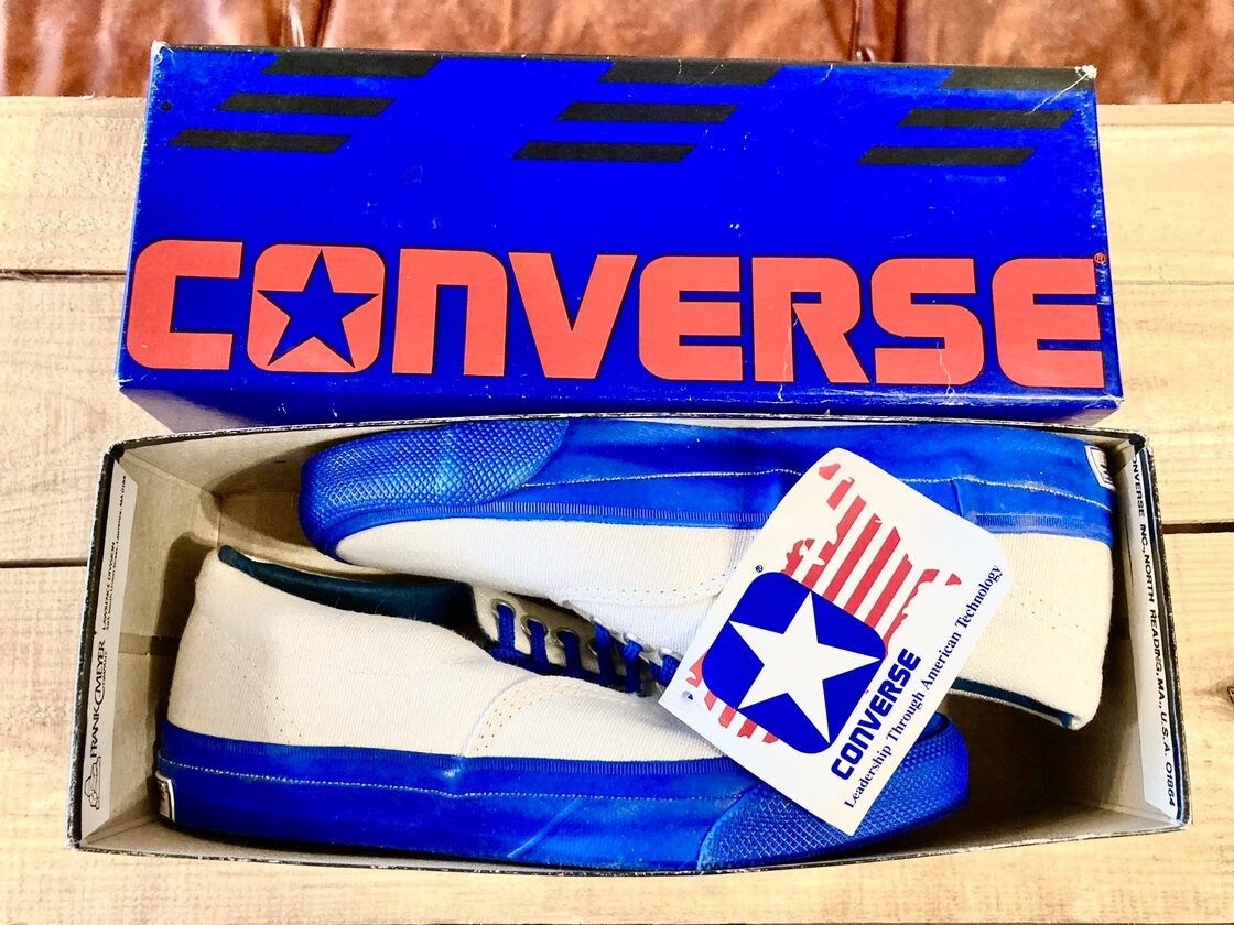 CONVERSE（コンバース） SKIDGRIP （スキッドグリップ）白/青 4 23cm 