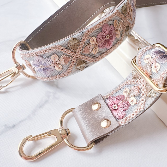 Floral Gem❁ロングショルダー(ブルー)