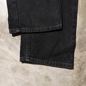 美品 33×32 505-0260 USA 01年 Levi’s サルファーブラックデニムパンツ リーバイス