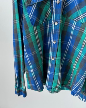 -Five Brother- Vintage 90s XL Flannel Check Shirt