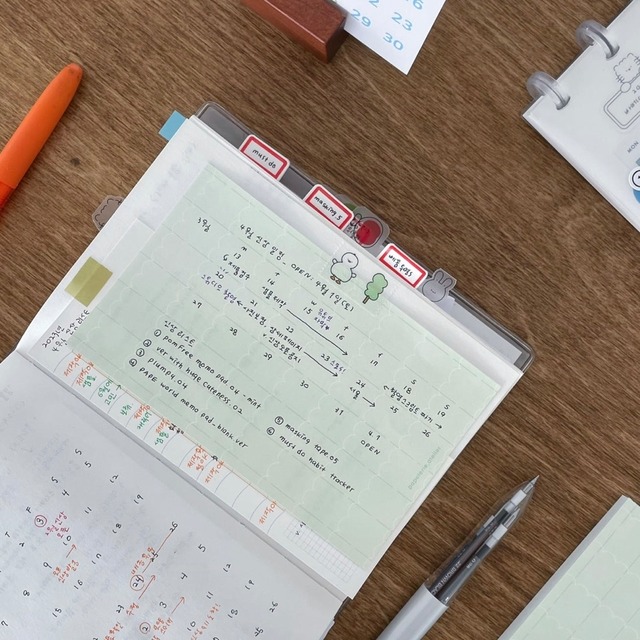 papeterie.atelier〔pomfree memo pad 04 -mint‐〕