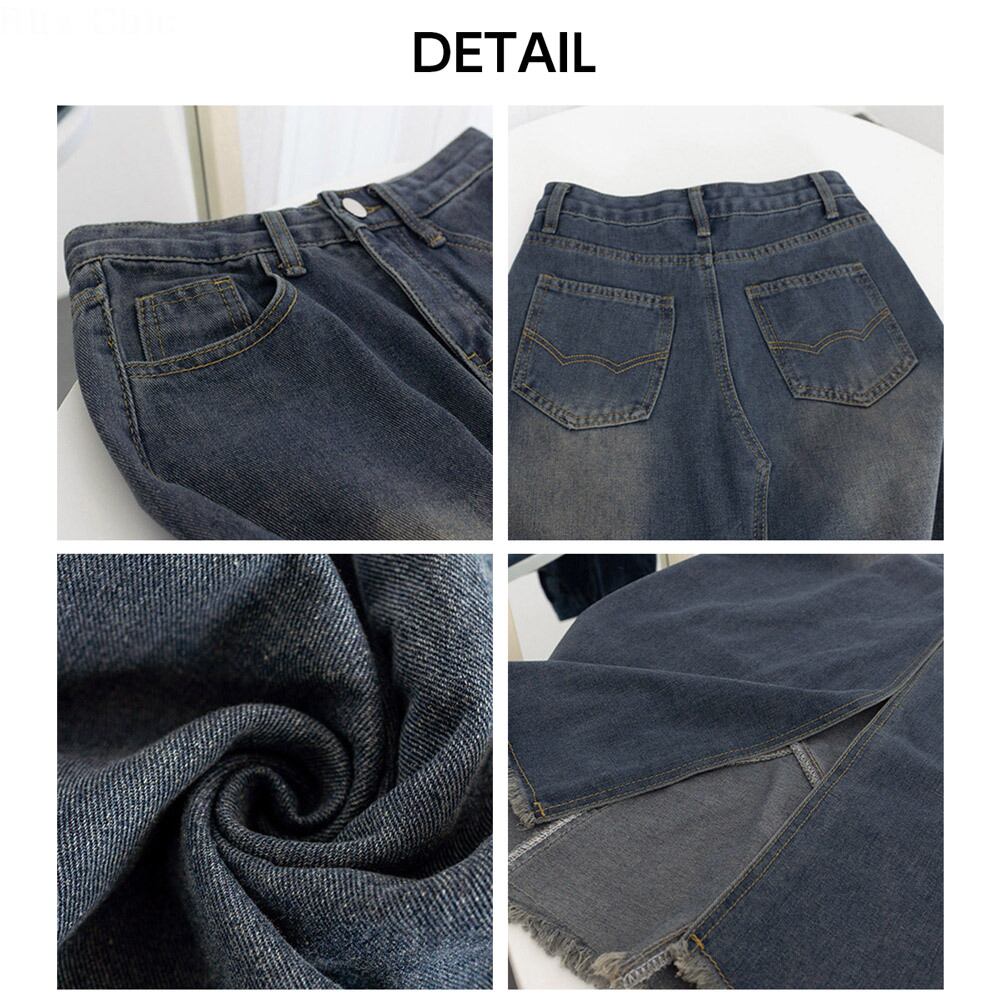 デニム スカート ロング レディース 韓国 マーメイドスカート ブリーチ加工 おしゃれ きれいめ 大人 カジュアル ハイウエスト ヴィンテージ レトロ 美ライン ロングスカート 大人可愛い 大人女子