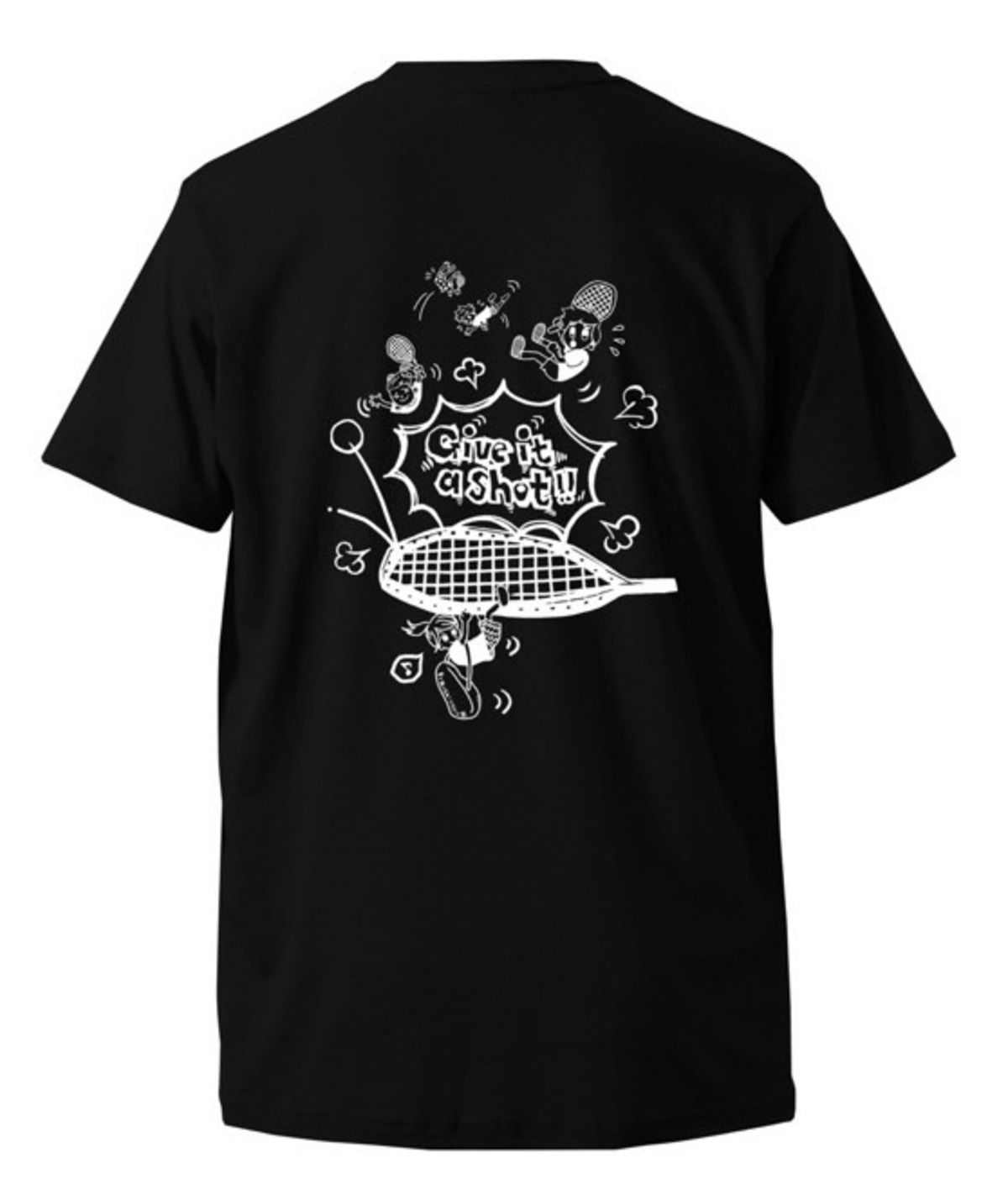 見て強くなる！ソフトテニス塾 オリジナルTシャツ | 見て強くなる 
