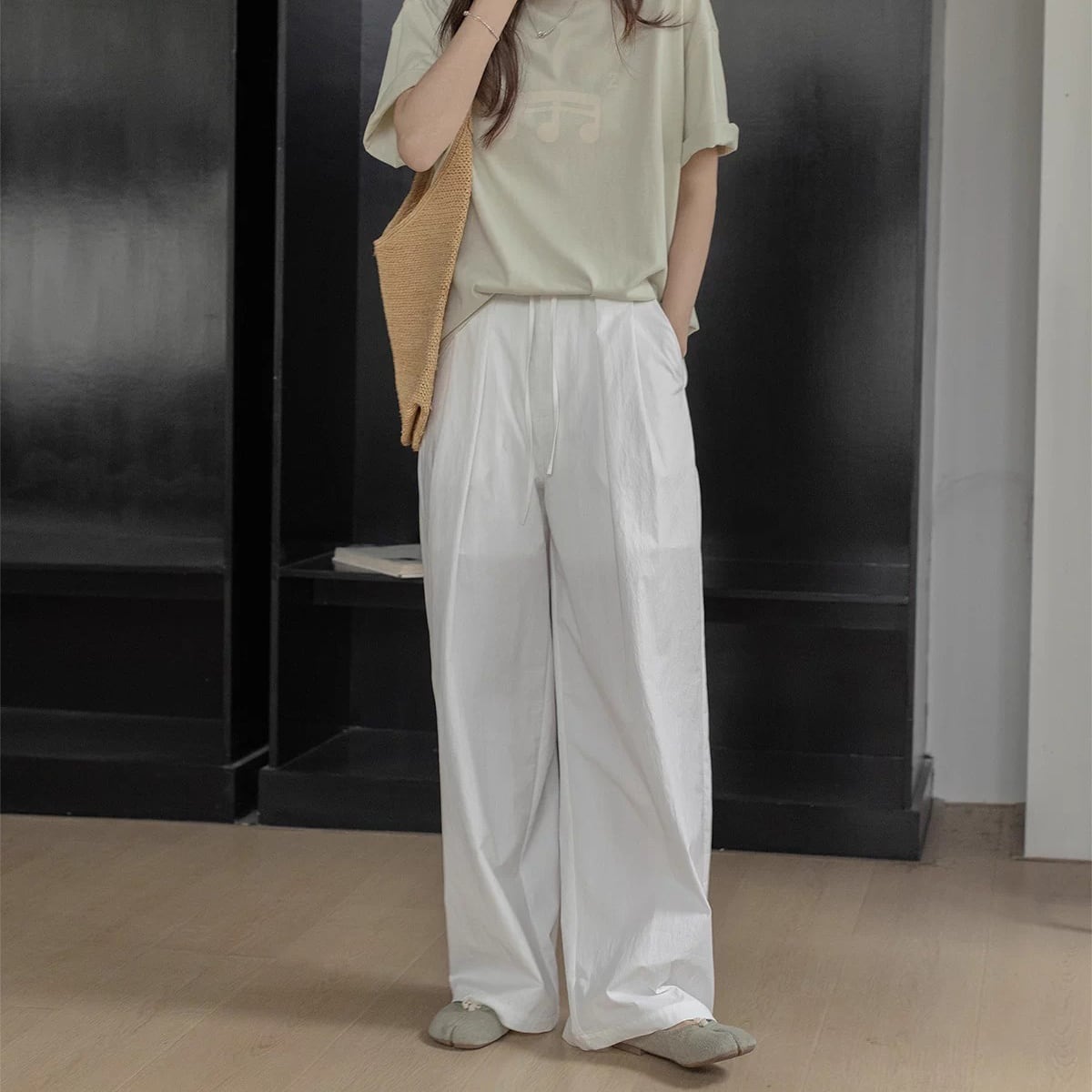 リヨセルワイドイージーパンツ 3color APA0068