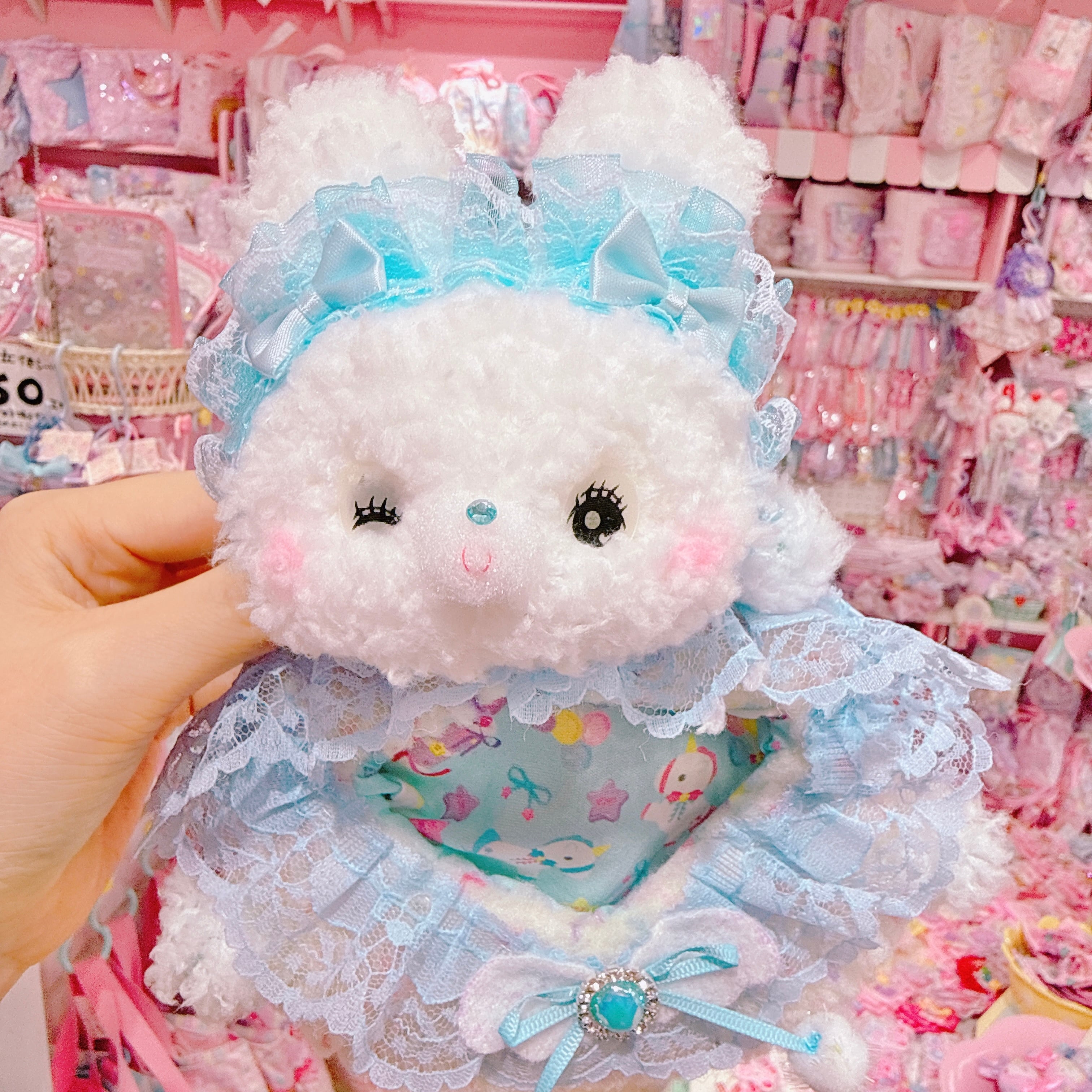 【M4】65-7ウインクするよ♪11cm前後サイズ用着ぐるみ