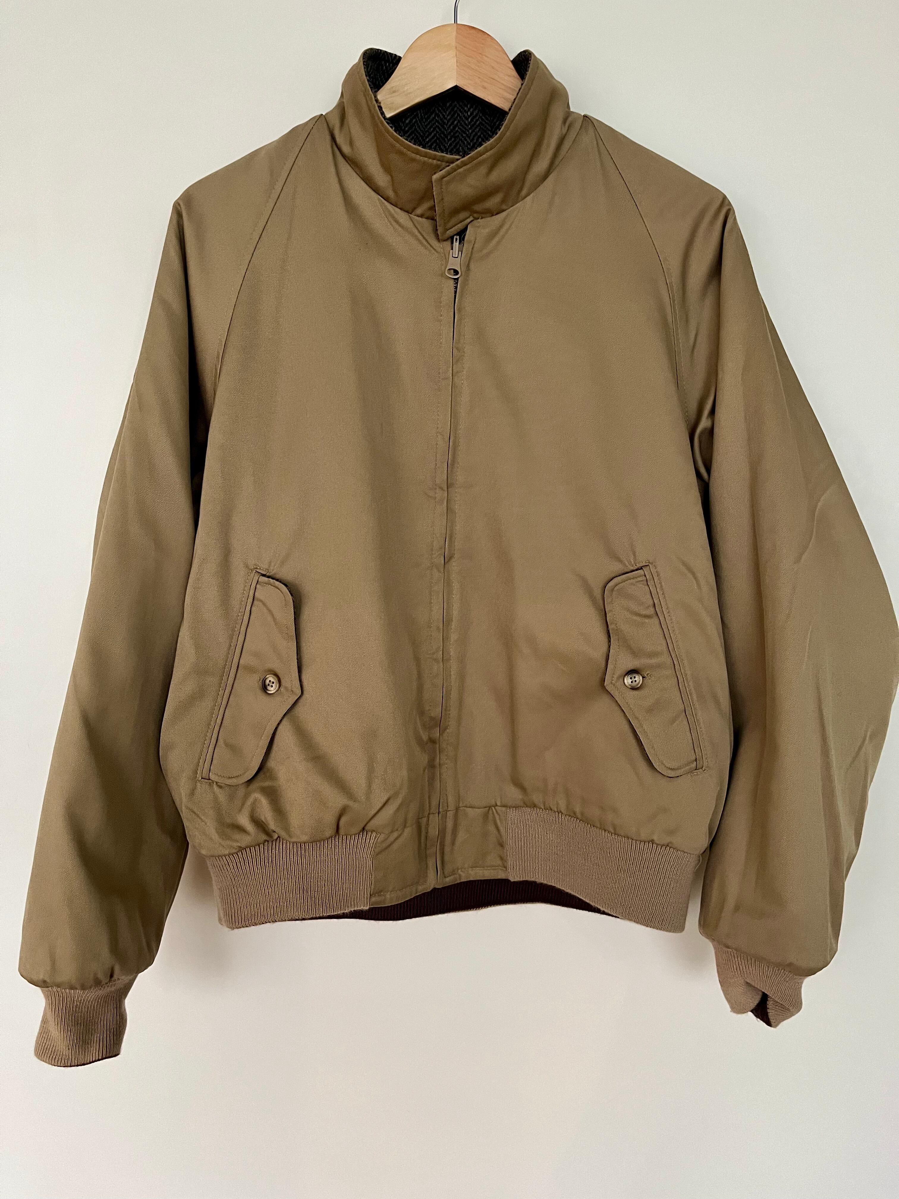 90's LANDS' END Reversible Harrington Jacket | t.aidvintage