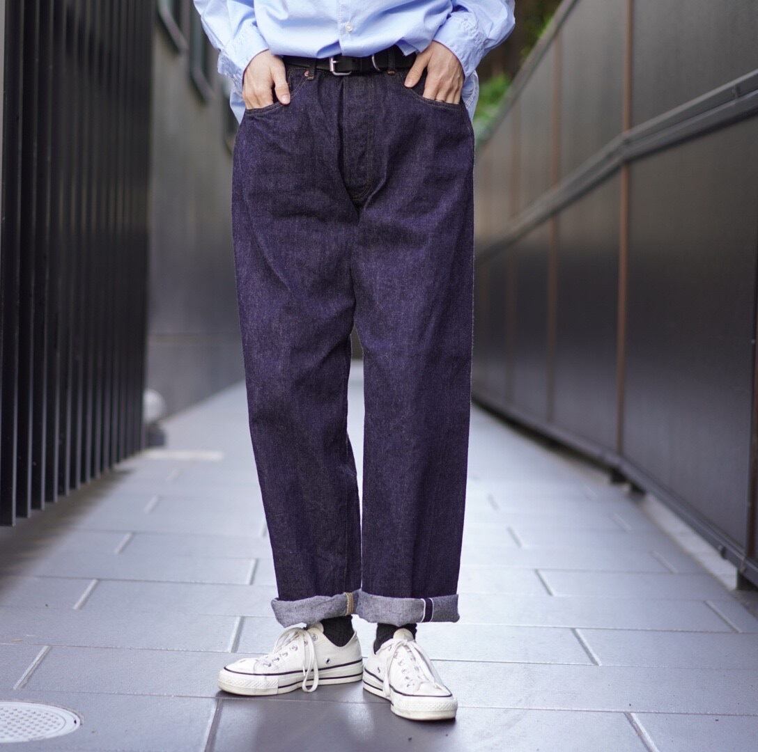 再入荷COMOLI(コモリ)デニム5Pパンツ NAVY | Debby
