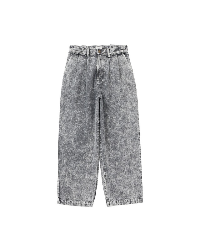 【#Re:room】TWO TUCK WIDE DENIM PANTS［REP321］