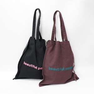 beautiful people ビューティフルピープル brushed logo tote bag 1636611945 2026秋冬新作 [送料無料]