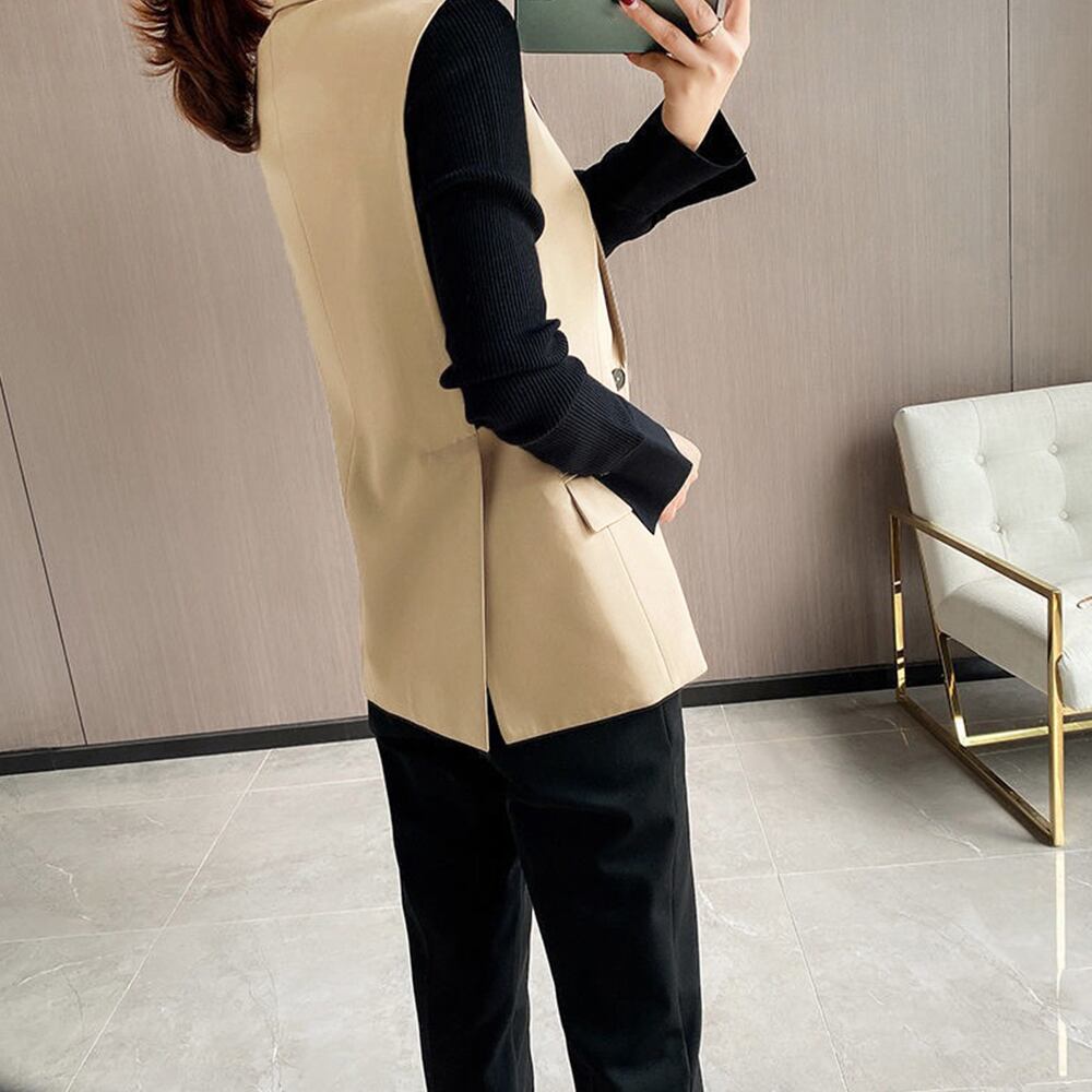 テーラード ベスト レディース 春秋冬 アウター ジレ おしゃれ オフィス ビジネス 通勤 きれいめ 大人 かわいい トレンチ 羽織り 大人可愛い 大人女子