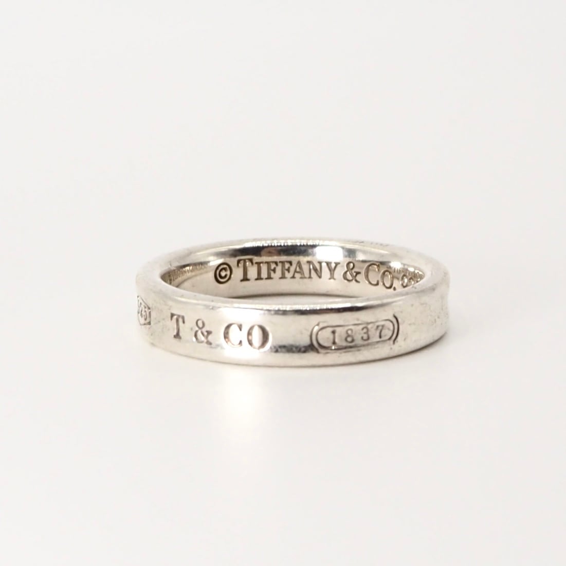 Tiffany&Co. 約11号 1837 ナロー リング シルバー925 ティファニー
