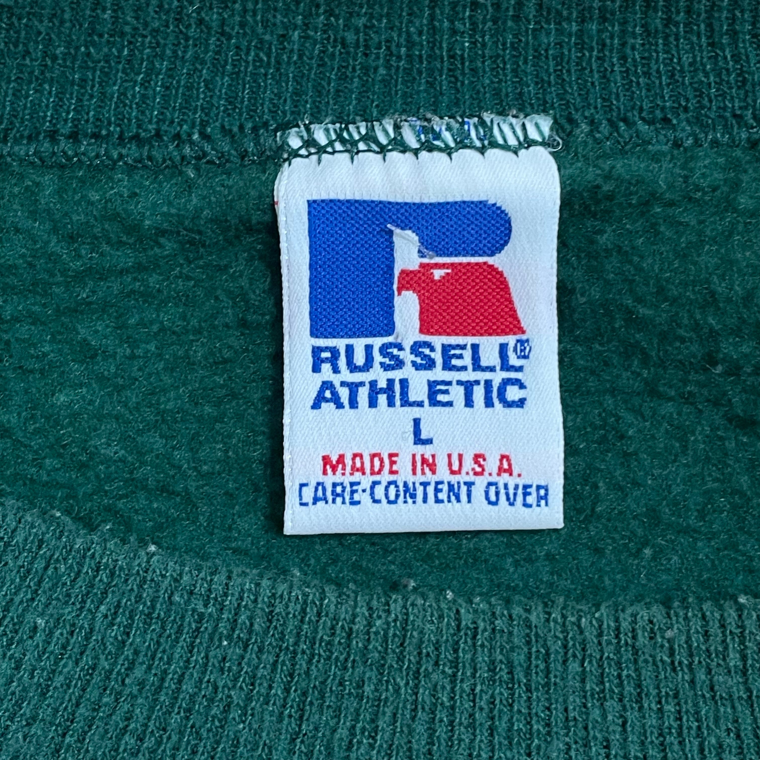 RUSSELL ATHLETIC】90s USA製 スウェットシャツ トレーナー アーチロゴ ...