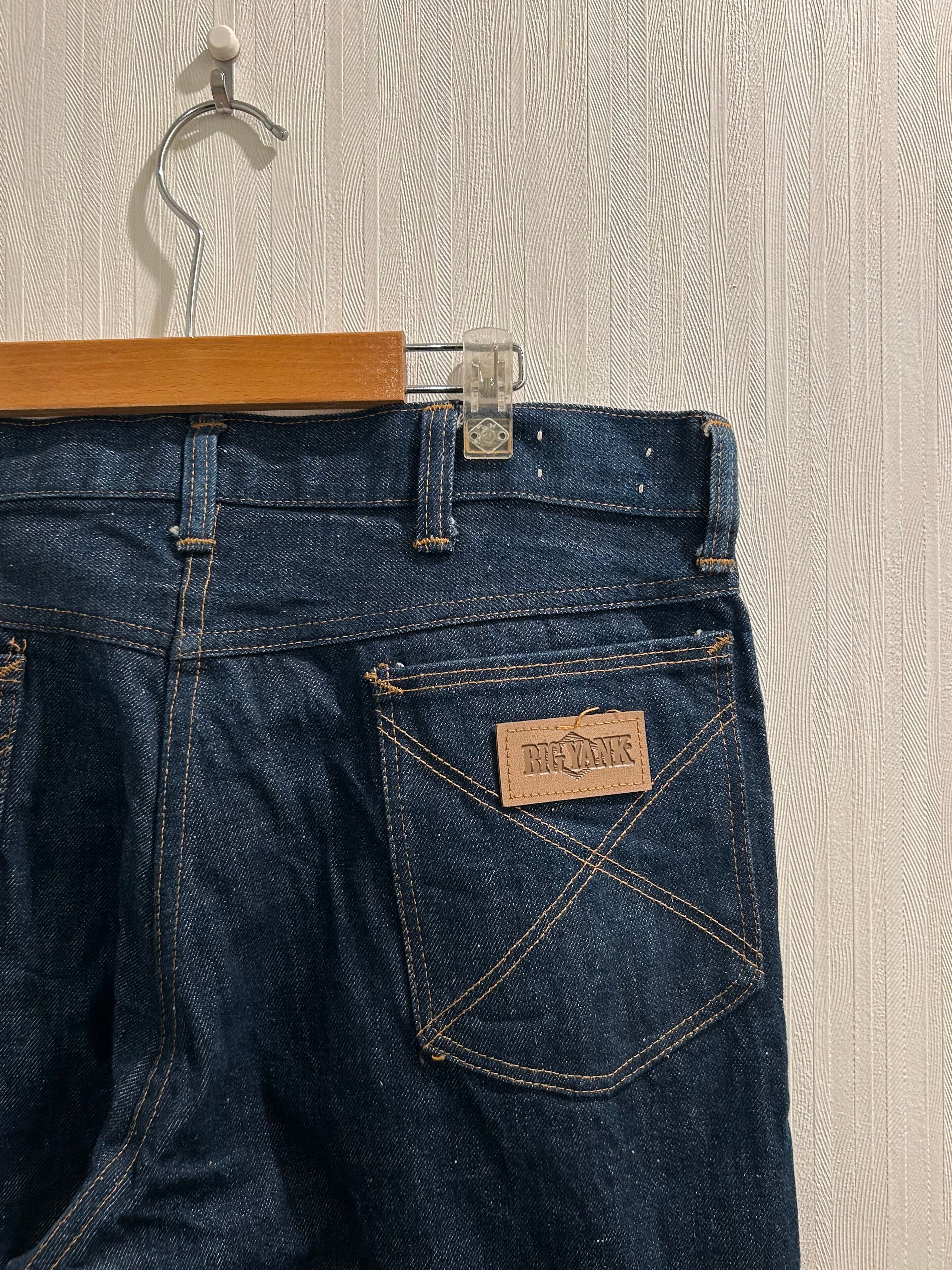 Dead Stock!! 1970s BIG YANK Indigo Straight Denim Pants