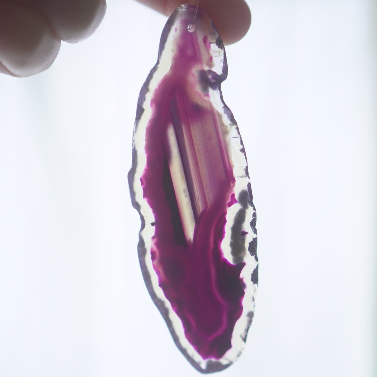 Rainbow Drops 10 - アゲートヒーリングチャイム / Agate Sun Catcher Wind Chime 378