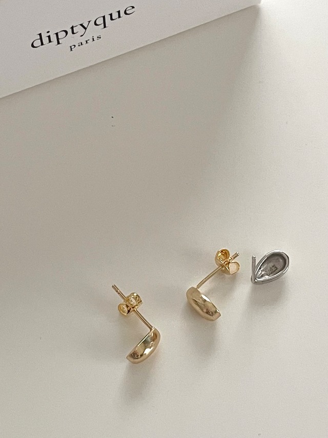 mini drop pierced earrings