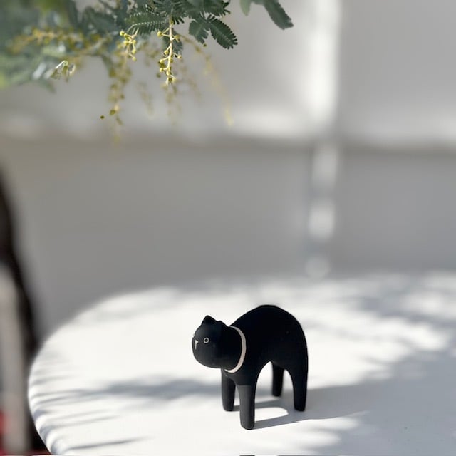 polepole（ポレポレ）ぽれぽれ動物 クロネコ | ihana design(イハナ