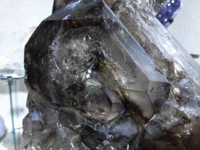 【送料無料】【高品質】14kg 特大ブラジル産ジャカレー水晶（アリゲータークオーツ）　no.6