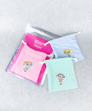 F268044_The Powerpuff Girls×Flapper 泣いてる巾着ポーチ