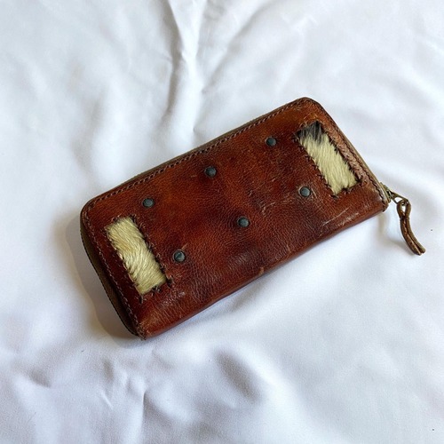 Handmade wallet vintage leather