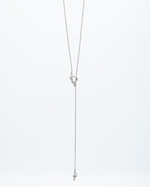 knot long necklace