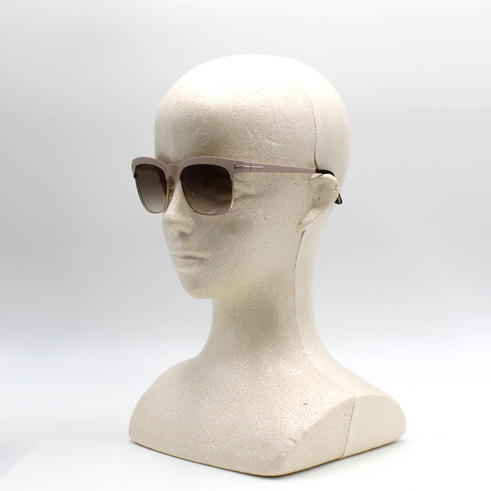 TOM FORD SUNGLASSES ASIAN FIT FT0437 74F 54 BROWN PINKBEIGE トム