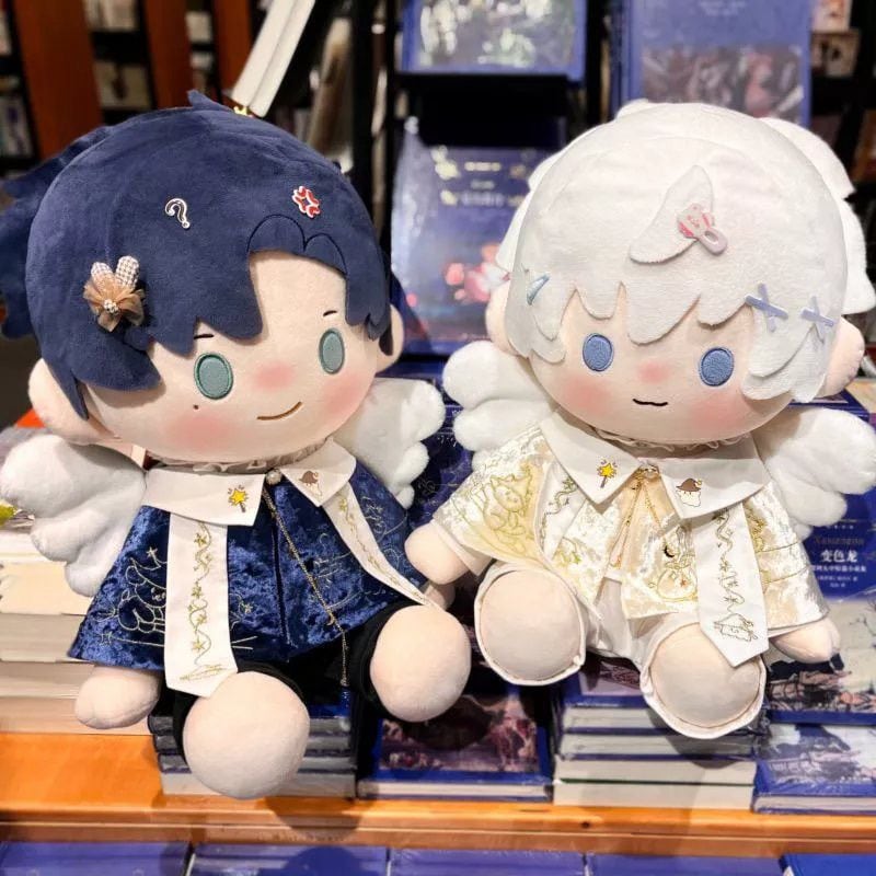 40cmぬいぐるみ用 魔法学院風 刺繍シャツ+パンツ+ジャケット+羽 着せ