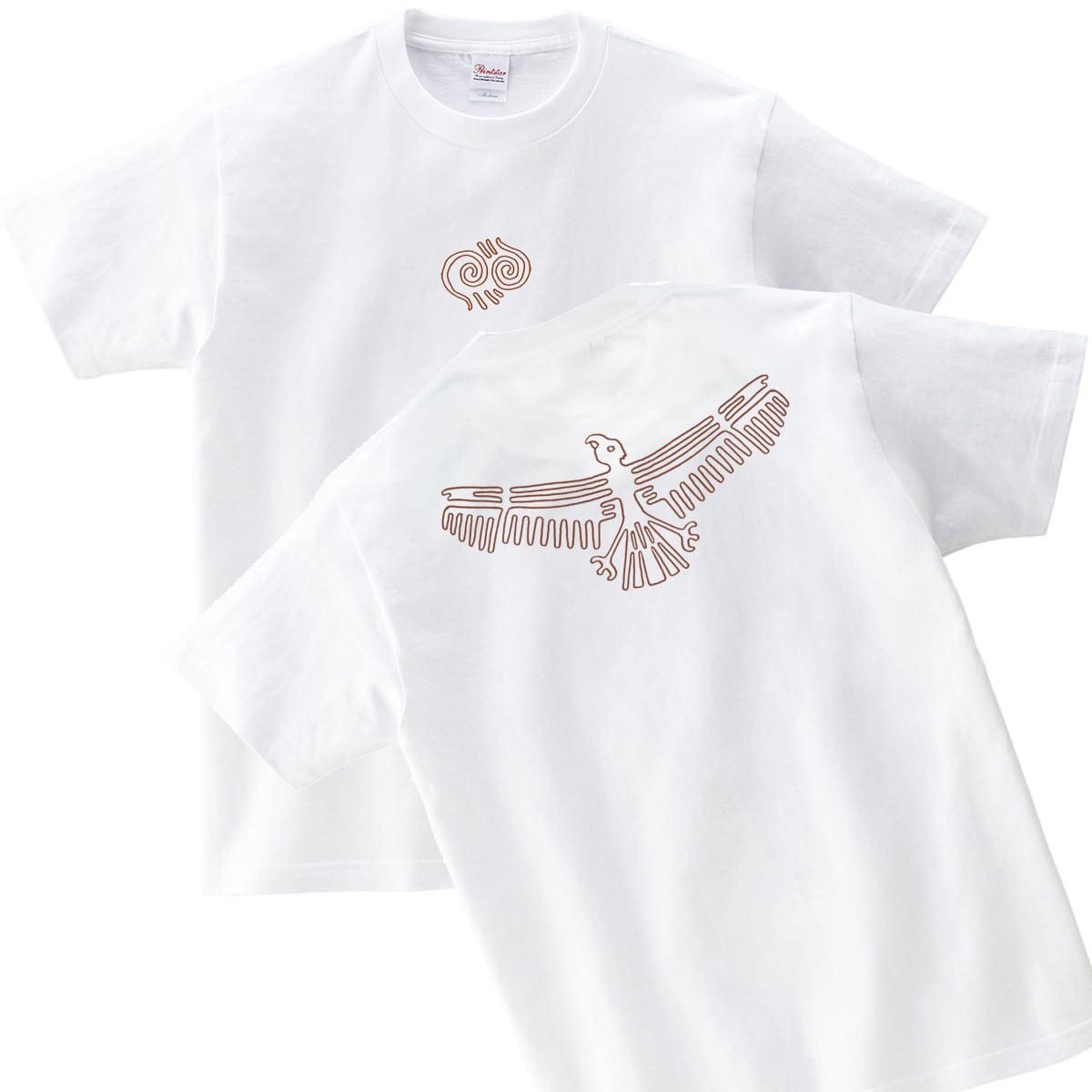 ナスカの地上絵風 コンドル Tシャツ am43 | 幸服屋さん公式オンライン