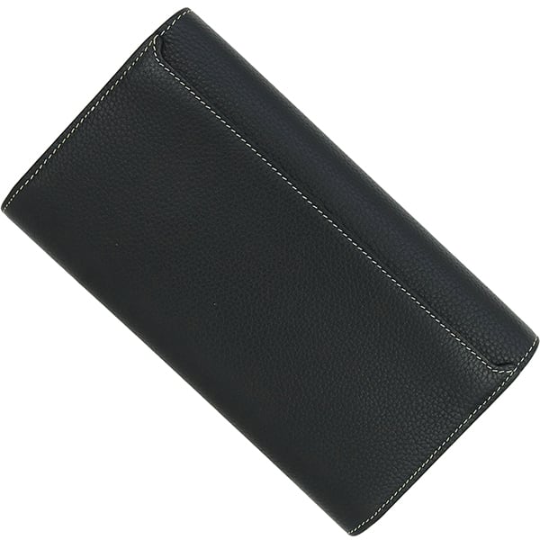 Used DIOR ディオール 長財布 サドル ロングフラップウォレット グレ