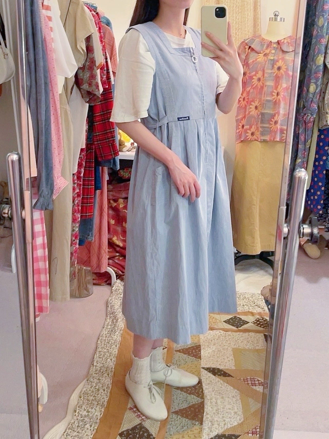 Familiar / hickory jumper skirt