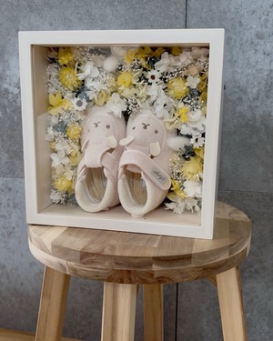 イエロー｜ママの手で仕上げるベビーシューズボックス