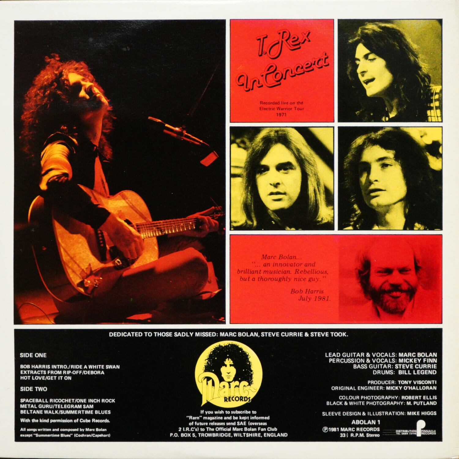 1230LP1 T. Rex / T. Rex In Concert 中古レコード LP | PAY ID