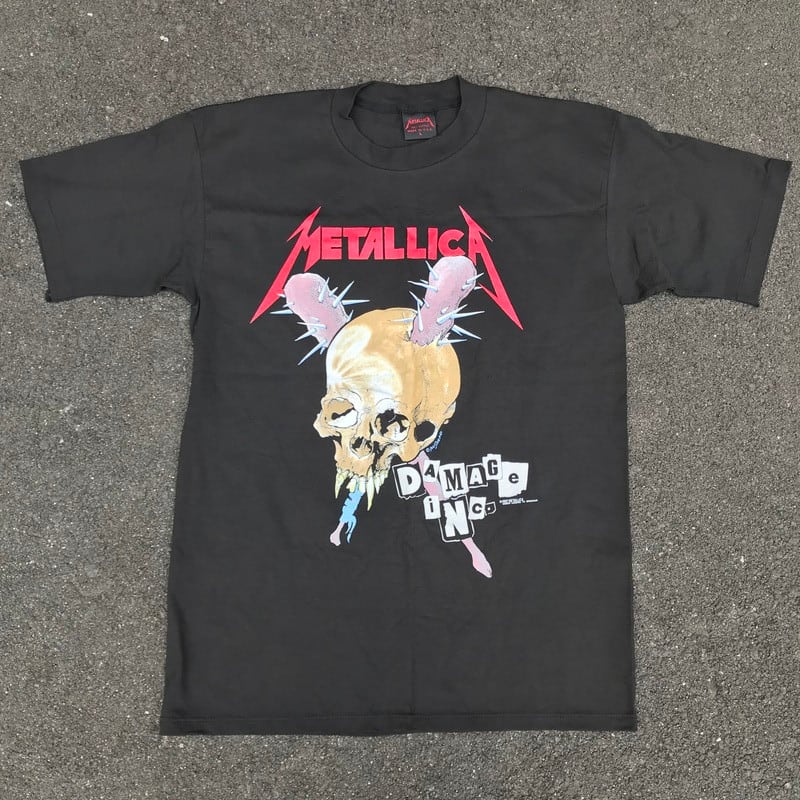 80s METALLICA Damage Inc.Tour Tシャツ XL