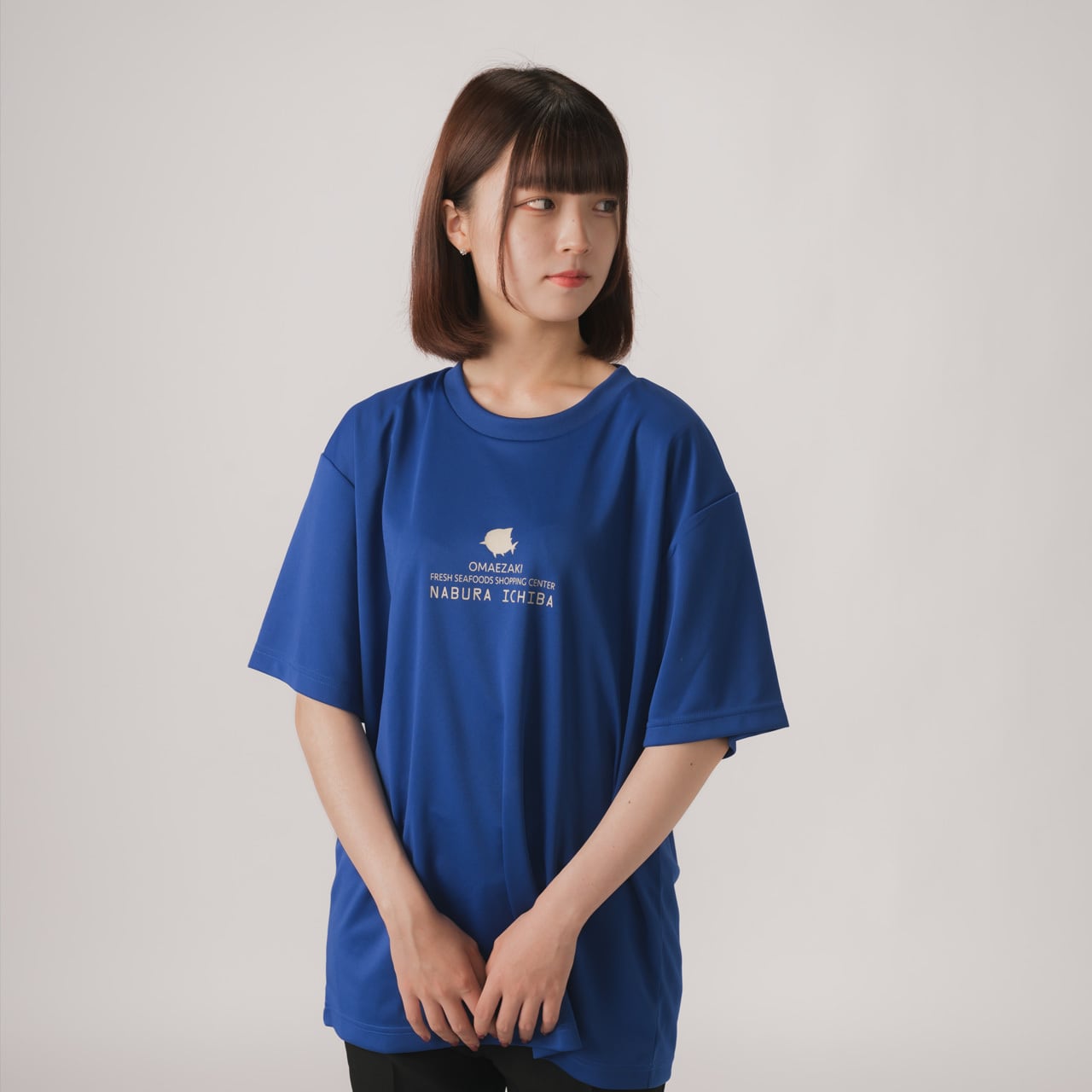 なぶら市場Tシャツ_ブルー | TO MOON