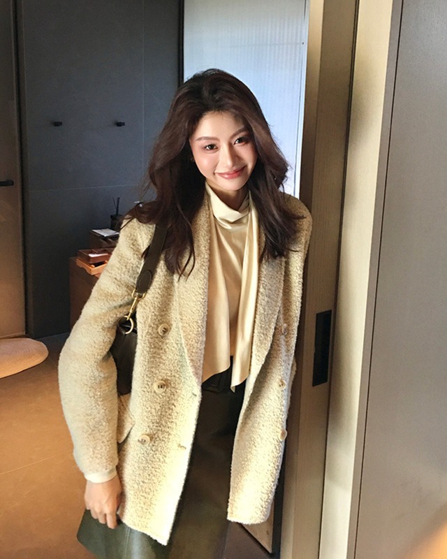 ダブルフェイスボクシージャケット　A25254