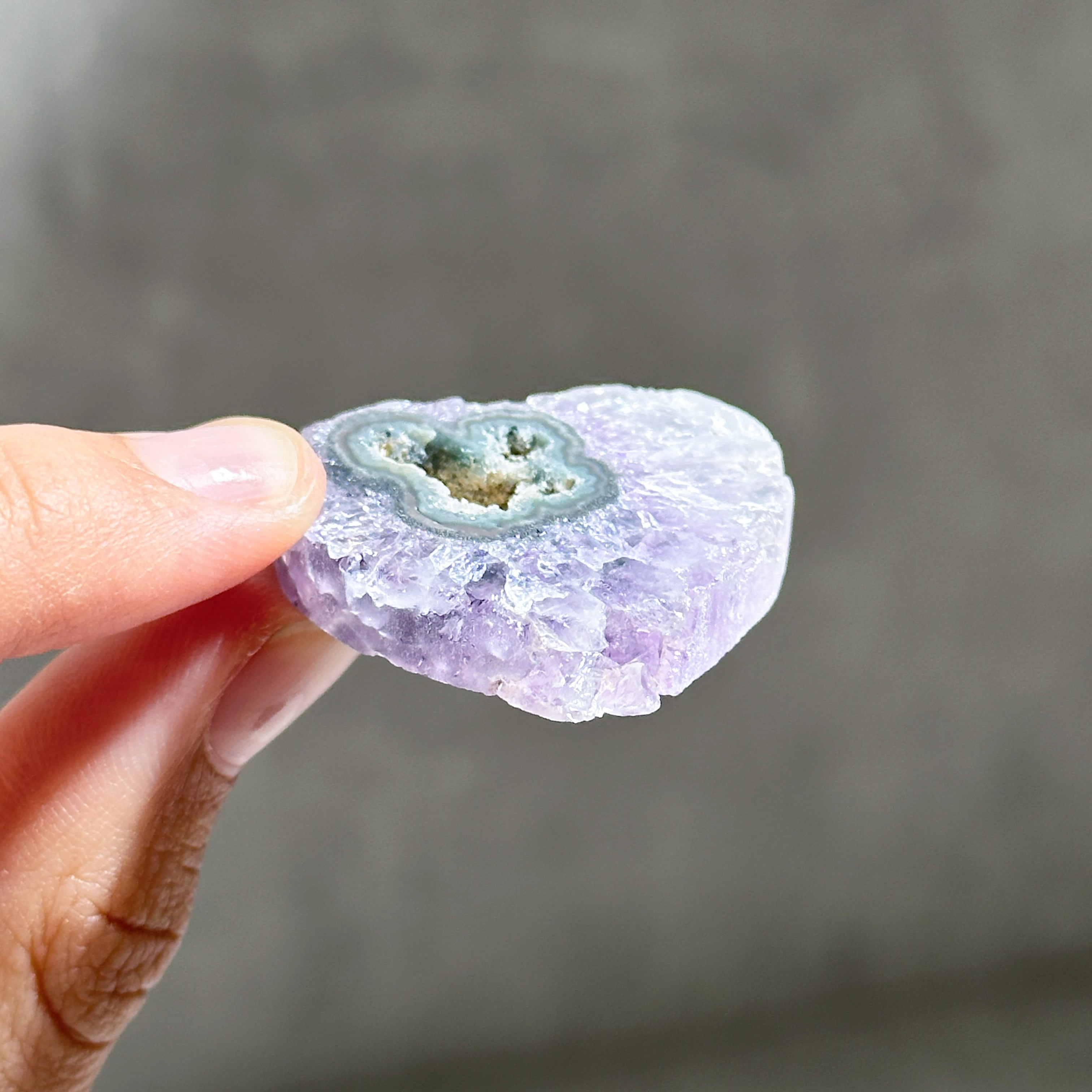 アゲート×アメジスト ハート93◇ Agate× Amethyst ◇天然石・鉱物