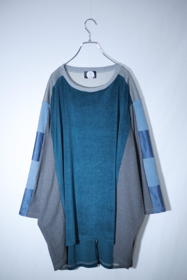 Wide-T-shirts (aqua marine)