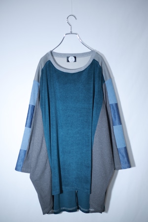 Wide-T-shirts (aqua marine)