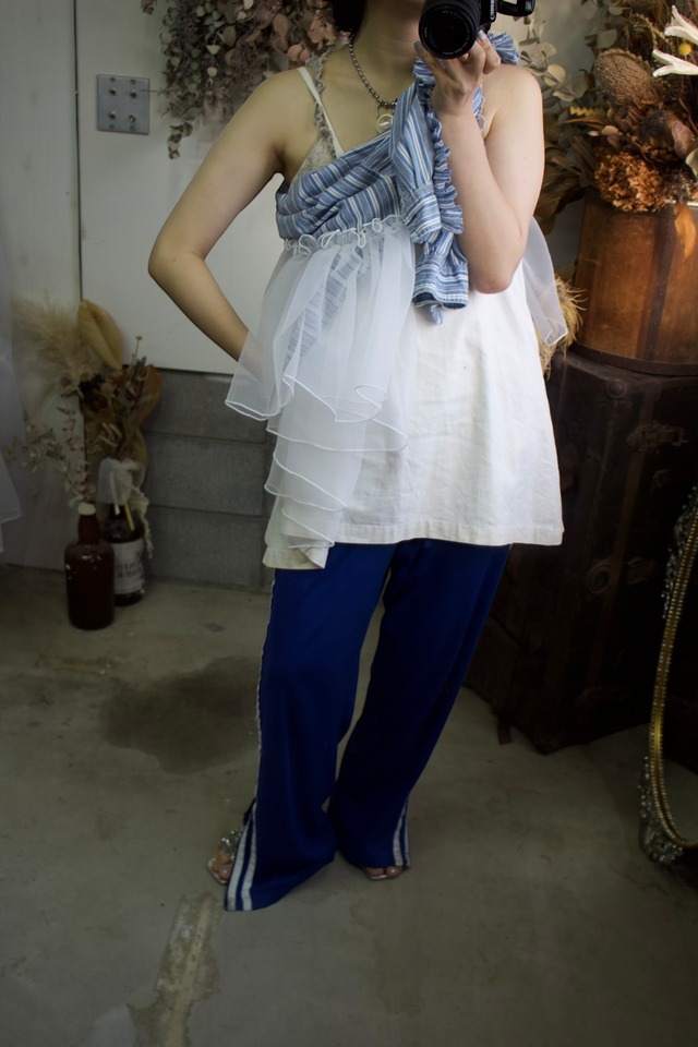 frill shirt tops