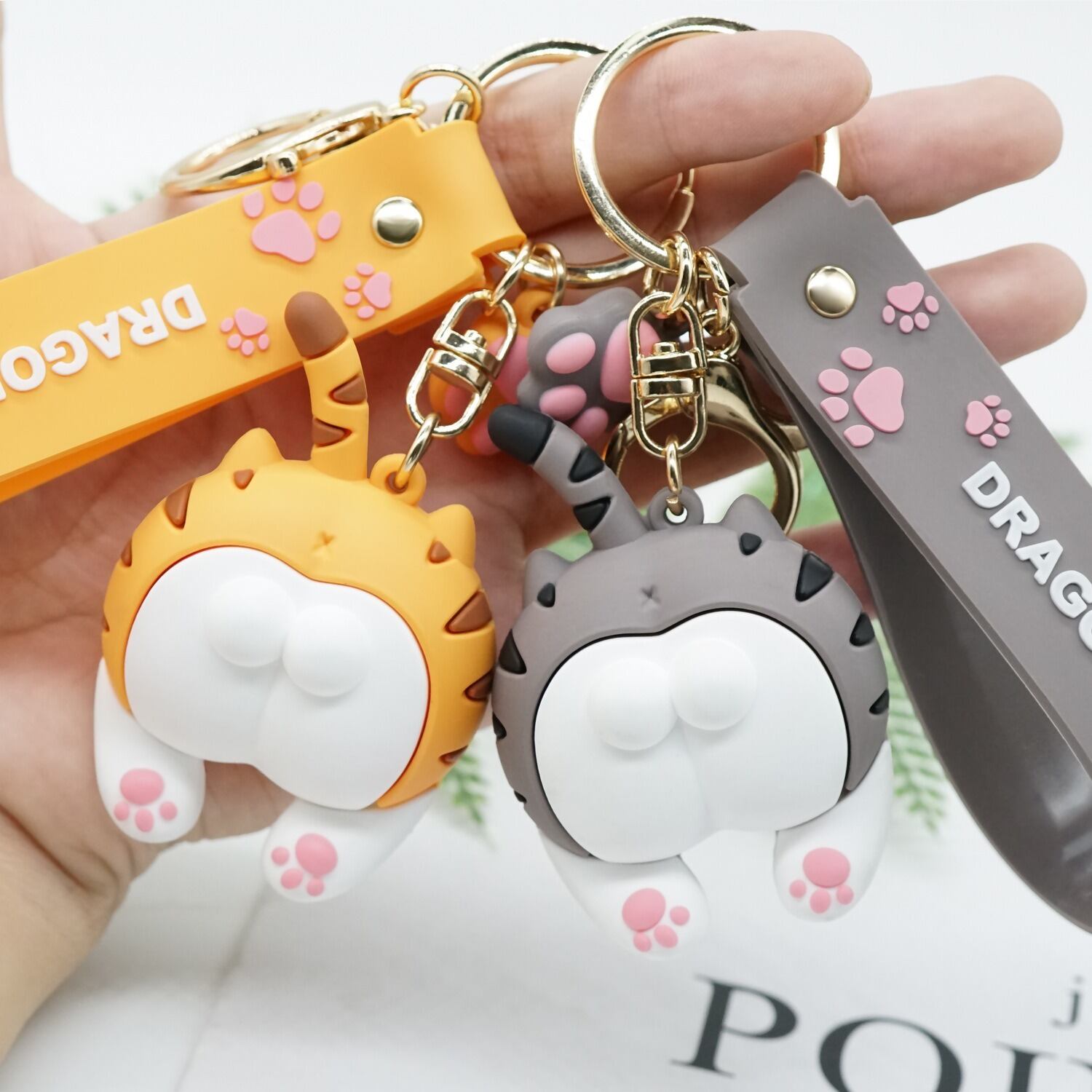 猫のお尻キーホルダー | 奈良の愛らしい猫のお店 猫雑貨さんちこ