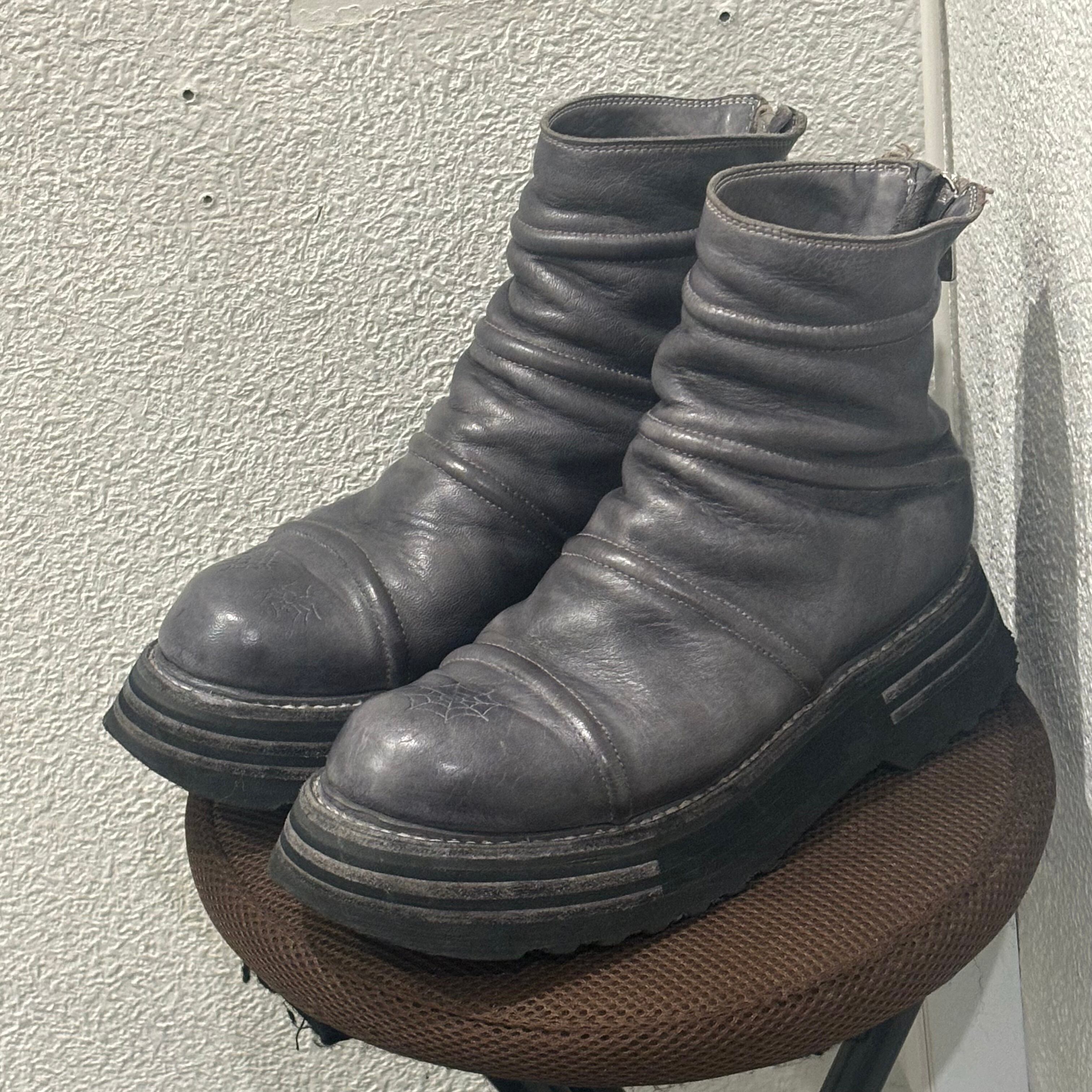 GUIDI グイディ バックジップ ブーツ size40【表参道t0】 | ブランド 